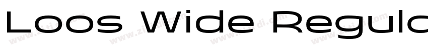 Loos Wide Regular字体转换 Loos Wide Regular字体转换